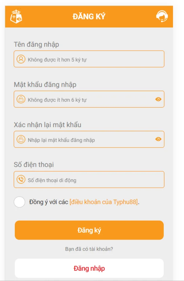 form dang ky typhu88 tren mobile - Trang chủ